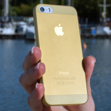 Husa Slim iPhone 5S / iPhone 5 / iPhone SE Gold
